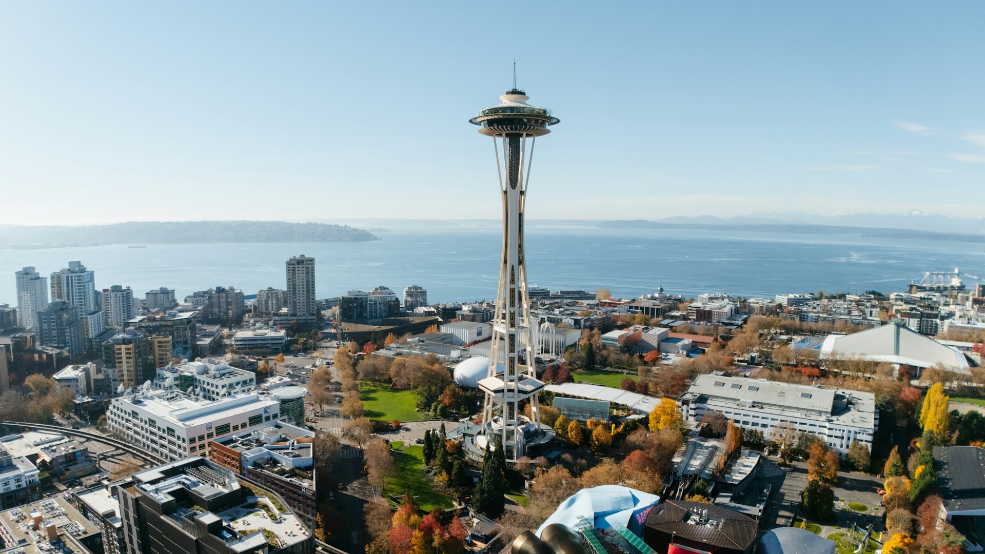 Seattle waterfront and skyline